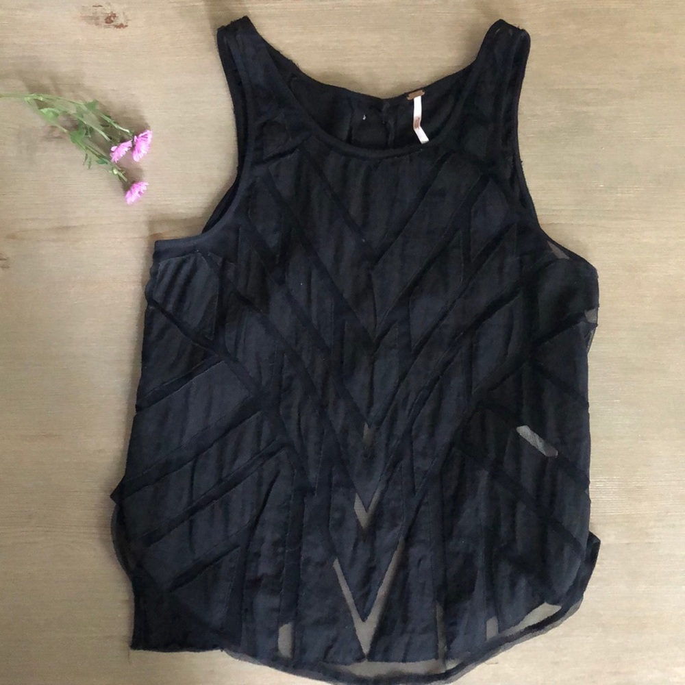 Free People Mesh Tank